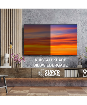 TELEFUNKEN XU55GA660S LED TV (Flat, 55 Zoll / 139 cm, UHD 4K)