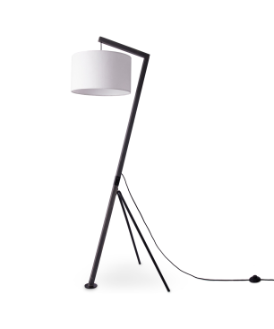 PACO HOME GALLOW Stoff-Design Stehleuchte