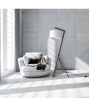 PACO HOME GALLOW Stoff-Design Stehleuchte