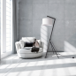 PACO HOME GALLOW Stoff-Design Stehleuchte