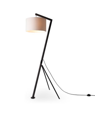 PACO HOME GALLOW Stoff-Design Stehleuchte