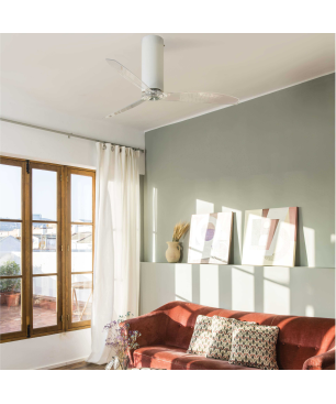FARO Tube Deckenventilator Transparent (32 Watt)