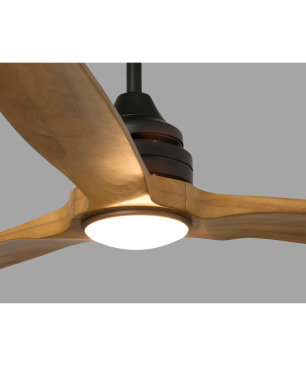 FARO Alo Deckenventilator Kiefer / Pinie (56 Watt, Durchmesser: 152 cm)