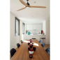 FARO Alo Deckenventilator Kiefer / Pinie (56 Watt, Durchmesser: 152 cm)