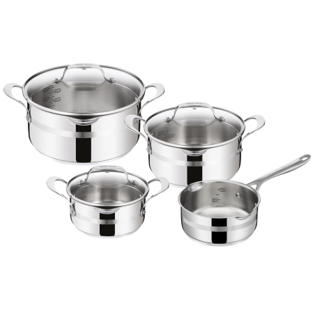 TEFAL E311S7 Jamie Oliver Cook Smart 7-tlg. Topf-Set Edelstahl