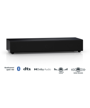 NUBERT nuPro AS-3500 Soundbar aktiv | Soundplate, Schwarz