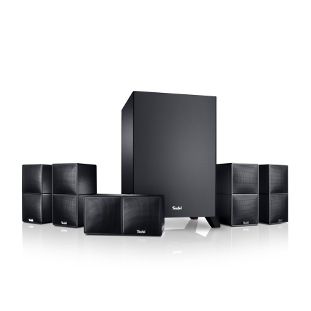 TEUFEL CUBYCON High-End-5.1-Heimkino-Set, Schwarz)