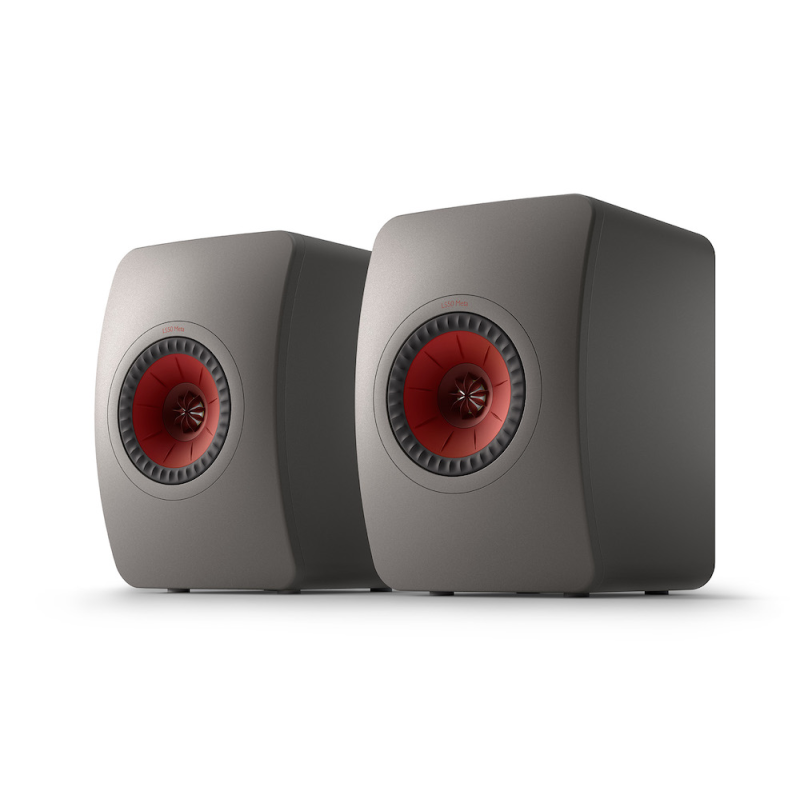 KEF KEF LS50 Meta Regallautsprecher Monitorlautsprecher | HiFi | Heimkino | 40-100 Watt Lautsprecher, Grau