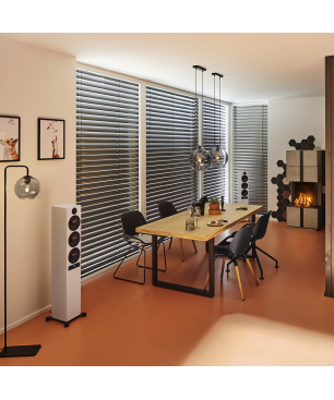 NUBERT nuPro XS-6000 RC Aktivlautsprecher aktiv | Standlautsprecher, Weiß