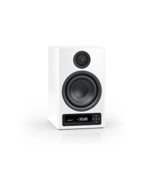 NUBERT nuPro XS-3000 RC Aktivlautsprecher aktiv | Regallautsprecher, Weiß