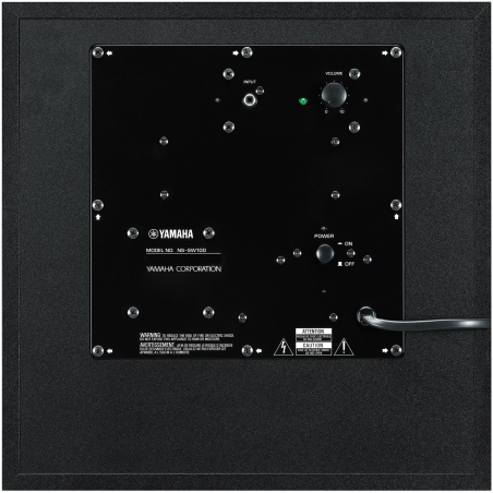 YAMAHA NS-SW100 Subwoofer, Schwarz