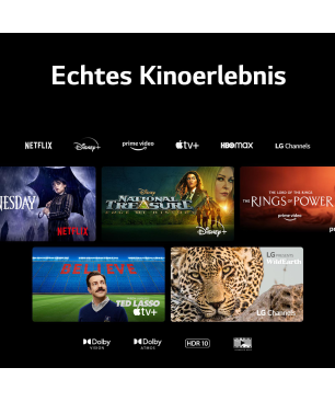 LG OLED42C37LA OLED evo TV (Flat, 42 Zoll / 106 cm, UHD 4K, SMART TV, webOS 23 mit LG ThinQ)