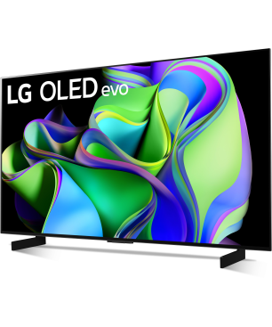 LG OLED42C37LA OLED evo TV (Flat, 42 Zoll / 106 cm, UHD 4K, SMART TV, webOS 23 mit LG ThinQ)