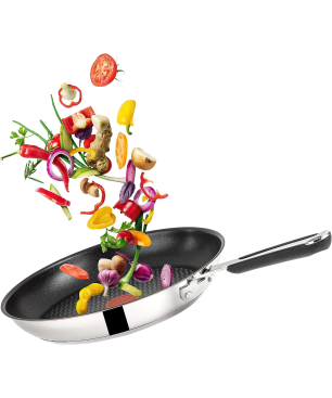 TEFAL E30 Jamie Oliver Pfannenset 6Tlg Pfanne (Edelstahl, Beschichtung: Titanium)