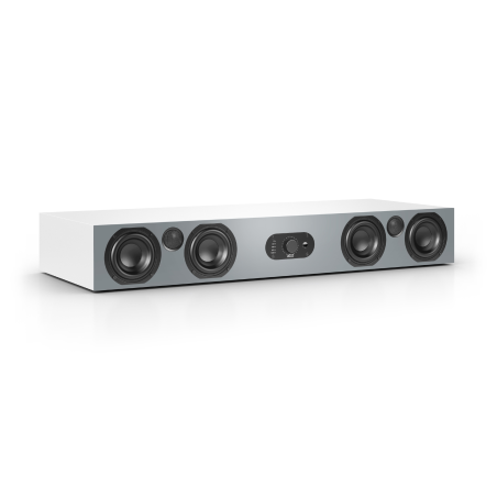 NUBERT nuBoxx AS-425 max Soundbar aktiv | Soundplate, Hellgrau
