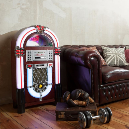 AUNA Graceland TT Jukebox, Braun