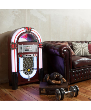 AUNA Graceland TT Jukebox, Braun