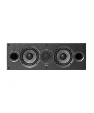 ELAC DEBUT C5.2 SCHWARZ DEKOR Centerlautsprecher, Schwarz