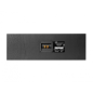 ELAC DEBUT C5.2 SCHWARZ DEKOR Centerlautsprecher, Schwarz