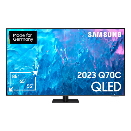 SAMSUNG GQ85Q70CAT QLED TV (Flat, 85 Zoll / 214 cm, UHD 4K, SMART TV, Tizen)