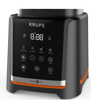 KRUPS KB 9158 INFINYMIX HOCHLEISTUNGSMIXER 35000 UMDREHU Standmixer Schwarz Metallic Satin (1600 Watt, 1.75 Liter)