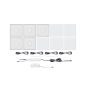 PAULMANN LICHT LumiTiles (78413) LED Tiles Farbwechsel RGBW|Tunable White