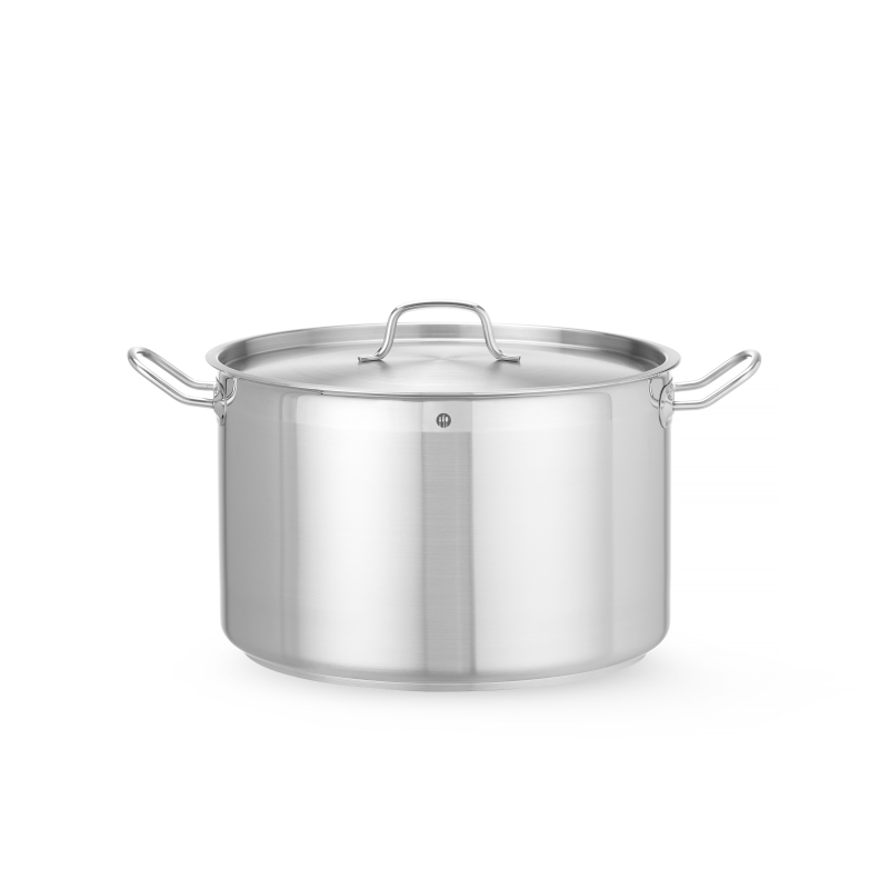 HENDI Kochtopf, mittel - mit Deckel Profi Line, 23,5L, ø360x(H)230mm Kochtopf Metall