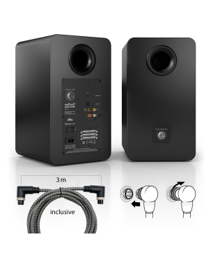 NUBERT nuPro SP-200 HiFi-Lautsprecher, Eisgrau