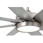 FARO Century Deckenventilator Grau / Silber (35 Watt)