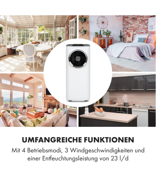 KLARSTEIN Kraftwerk Smart Klimagerät Weiß (Max. Raumgröße: 59 m², EEK: A)