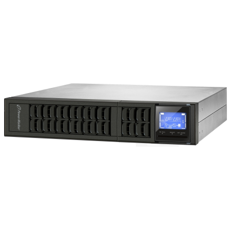 POWERWALKER VFI 2000 CRM LCD | 1600W Online USV Anlage, Schwarz