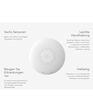AIRTHINGS Wave Plus Luftqualitätsmonitor