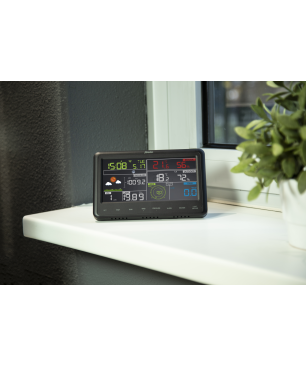 ALECTO WS-5500 - 8 in 1 WiFi-Wetterstation mit App - Funk-Außensensor Wetterstation