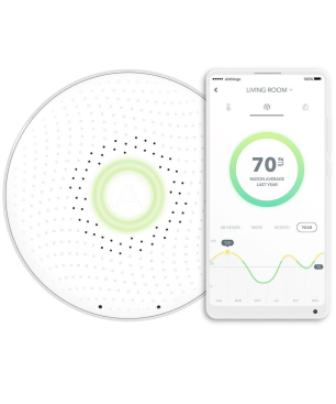 AIRTHINGS Wave Radon-Detektor 2. Generation Luftqualitätsmonitor