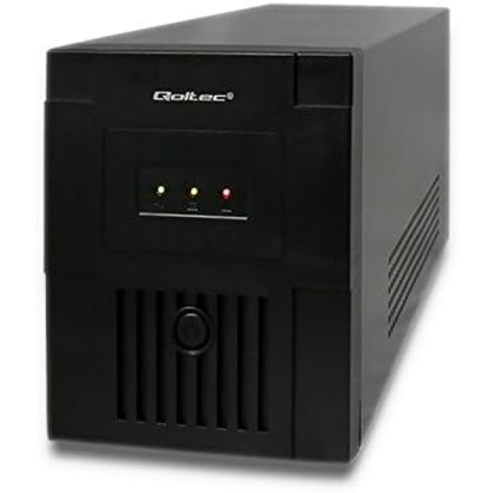 QOLTEC 53975 USV, Schwarz