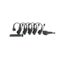 HOLLYLAND Solidcom C1 - 6S Full Duplex Wireless Intercom System, Over-ear Mono-Headset Schwarz