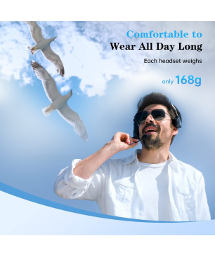 HOLLYLAND Solidcom C1 - 3S Full Duplex Wireless Intercom System, Over-ear Mono-Headset Schwarz