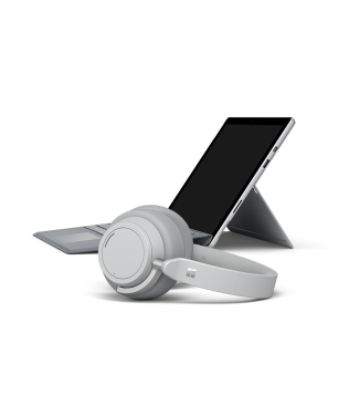 MICROSOFT - B2B Surface Headphones Kopfhörer, Grau, Li-Ion Polymer