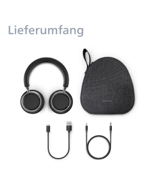 PHILIPS Fidelio Premium L4, Noise Cancelling Pro+, Over-ear Kopfhörer Bluetooth Schwarz