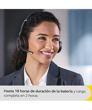 JABRA 100-98510001-99 JABRA PC-HS EVOLVE, On-ear Headsett Bluetooth Schwarz