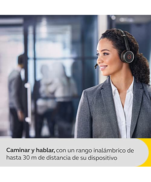 JABRA 100-98510001-99 JABRA PC-HS EVOLVE, On-ear Headsett Bluetooth Schwarz