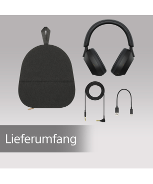 SONY WH-1000XM5, Noise Cancelling, Over-ear Kopfhörer Bluetooth Black