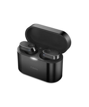 PHILIPS Fidelio T2/00 Noise Cancelling Pro+, True Wireless, In-ear Kopfhörer Bluetooth Schwarz