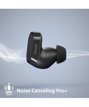 PHILIPS Fidelio T2/00 Noise Cancelling Pro+, True Wireless, In-ear Kopfhörer Bluetooth Schwarz