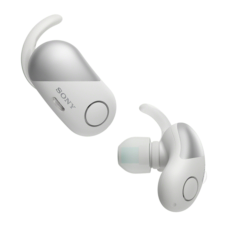 SONY WF-SP 700N W WEISS, Over-ear Kopfhörer Bluetooth Weiß
