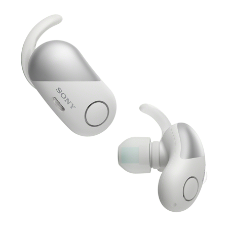 SONY WF-SP 700N W WEISS, Over-ear Kopfhörer Bluetooth Weiß
