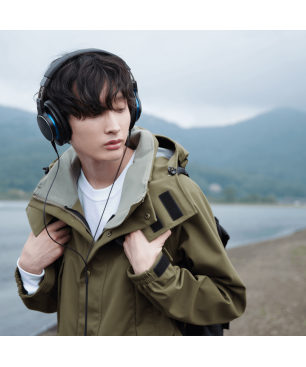 AUDIO TECHNICA ATH-MSR 7 BBK, Over-ear Kopfhörer Schwarz