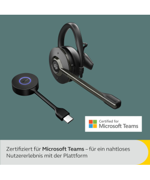 GN AUDIO Jabra Engage 55, On-ear Kopfhörer Bluetooth Schwarz Sport