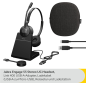 GN AUDIO Jabra Engage 55, On-ear Kopfhörer Bluetooth Schwarz, 1x headset|1x reiseetui