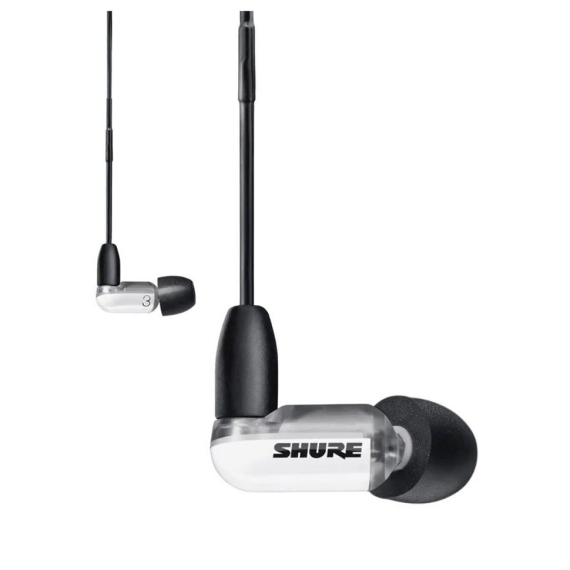 SHURE AONIC 3 WEISS, In-ear Kopfhörer Weiß